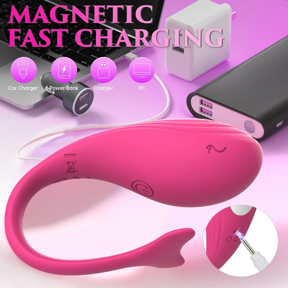 9-Speed APP Vibrating Dildo – Wearable G-Spot & Anal Egg for Couples