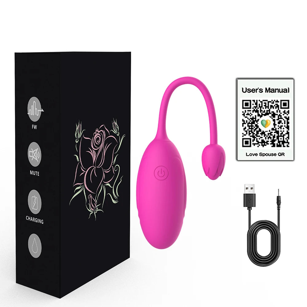 Bluetooth APP Wearable Vibrator – Rotating Kegel Egg & G-Spot Clit Stimulator