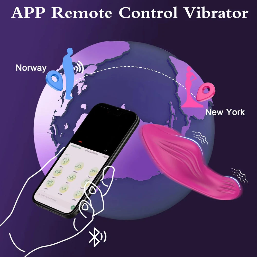 Wearable Bluetooth APP Vibrator – Wireless Remote Control Egg for Couples