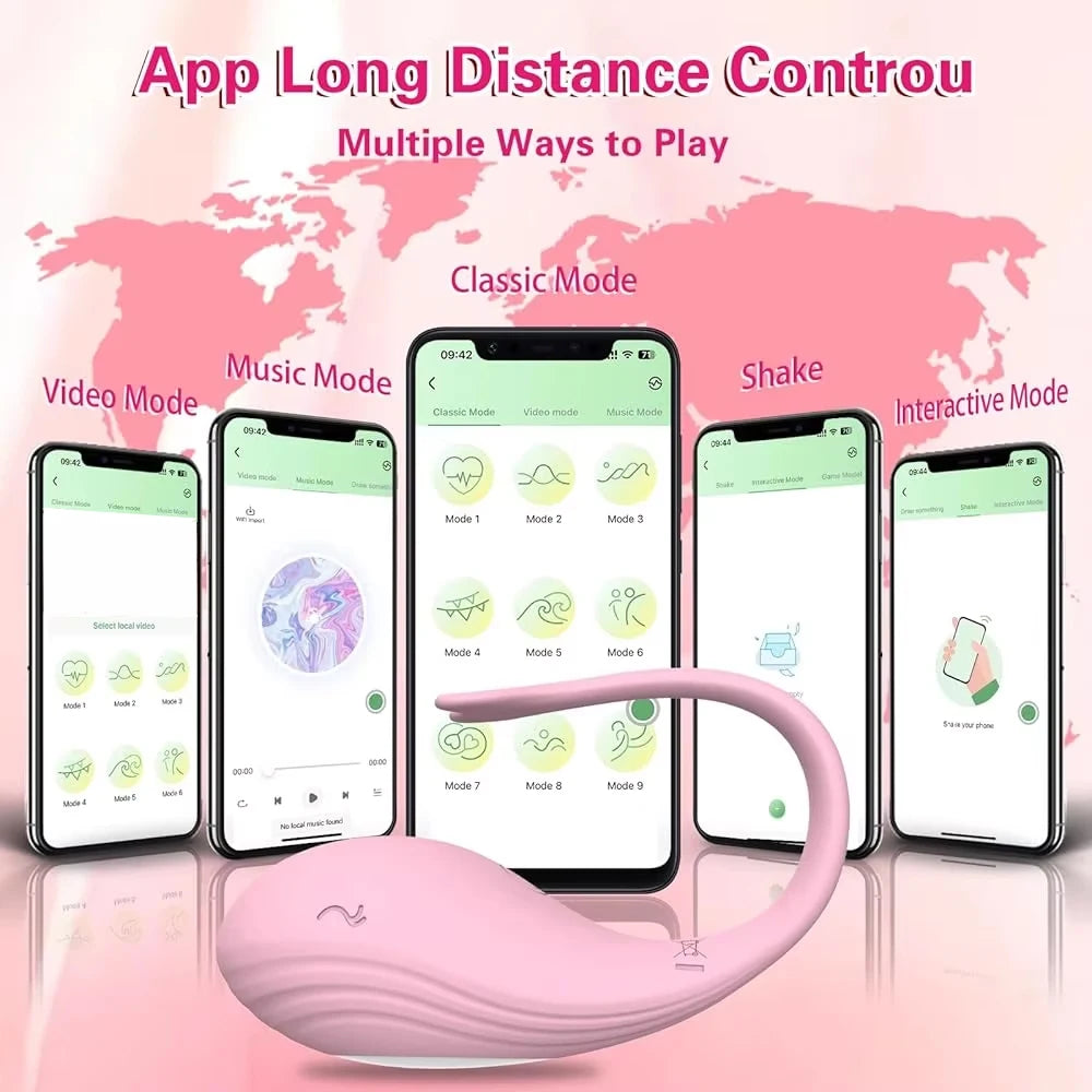 9-Speed APP Vibrating Egg – Wearable G-Spot & Anal Stimulator for Couples