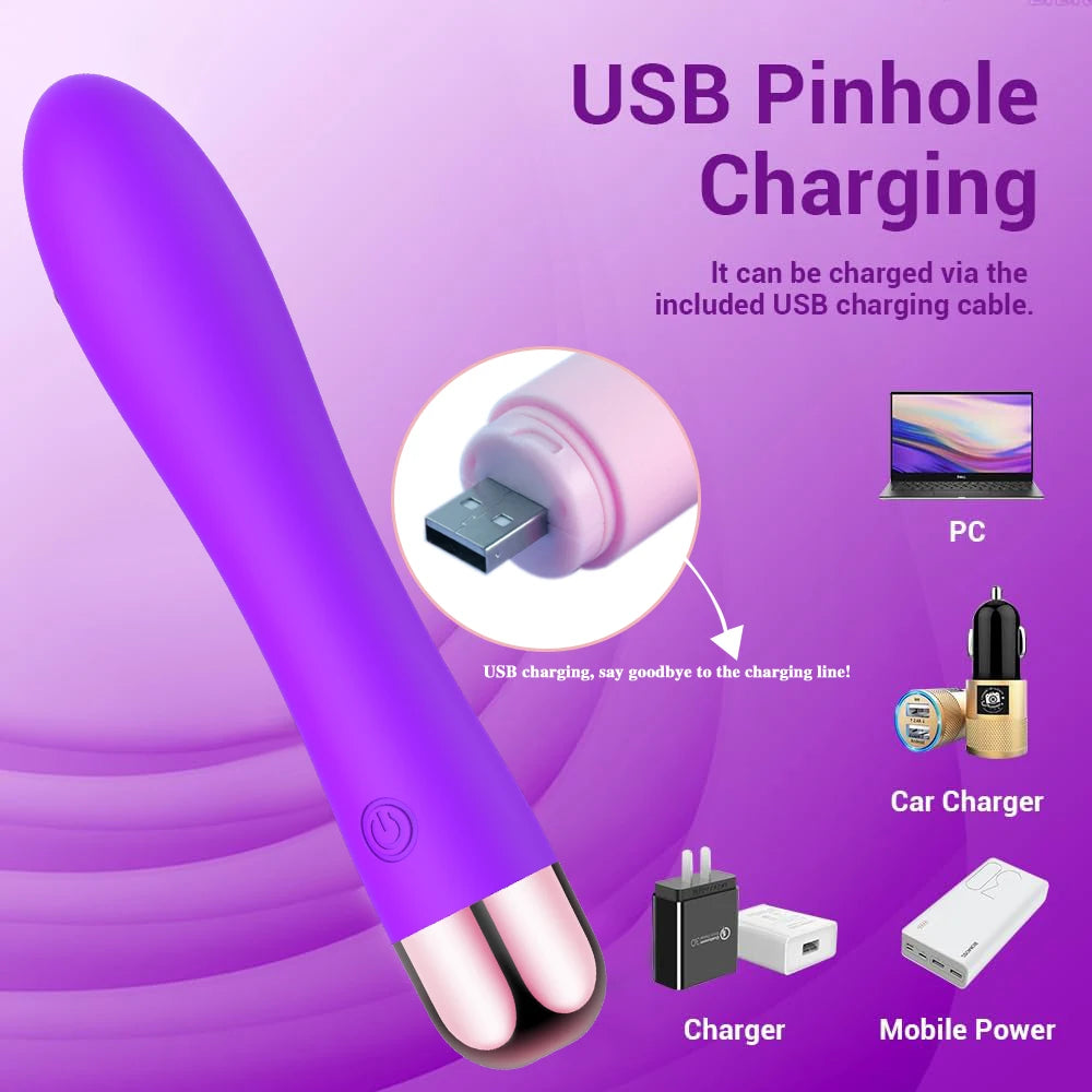 10-Mode Dildo Vibrator – G-Spot & Anal Clit Stimulator for Women (18+)
