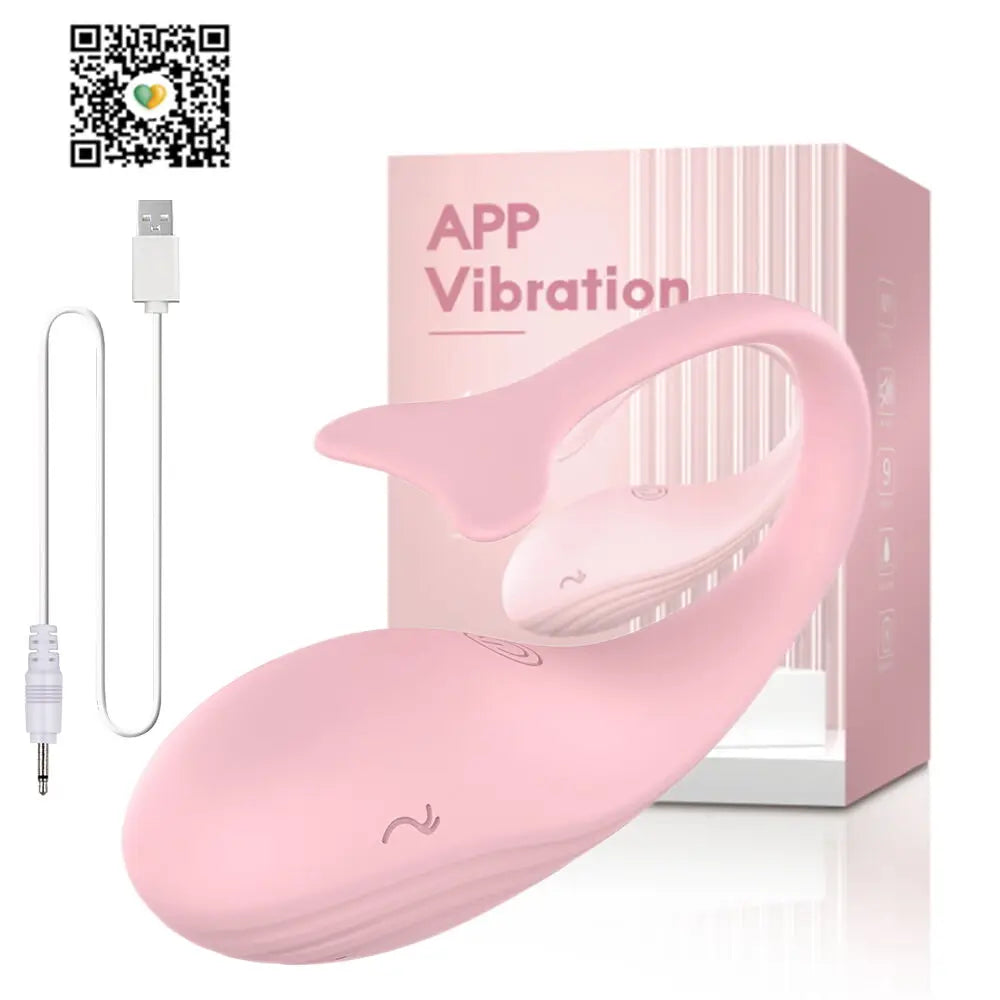 9-Speed APP Vibrating Dildo – Wearable G-Spot & Anal Egg for Couples
