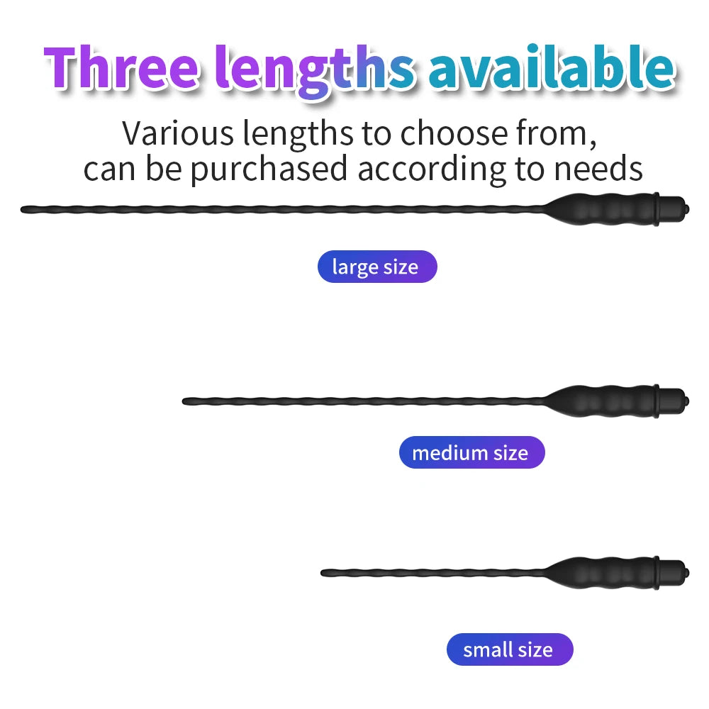 10-Frequency Urethral Vibrator – Penis Plug & Catheter Stimulator for Men