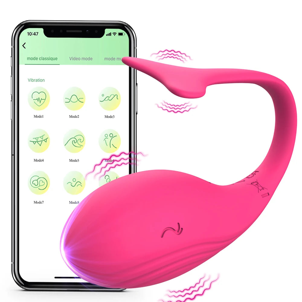 9-Speed APP Vibrating Dildo – Wearable G-Spot & Anal Egg for Couples