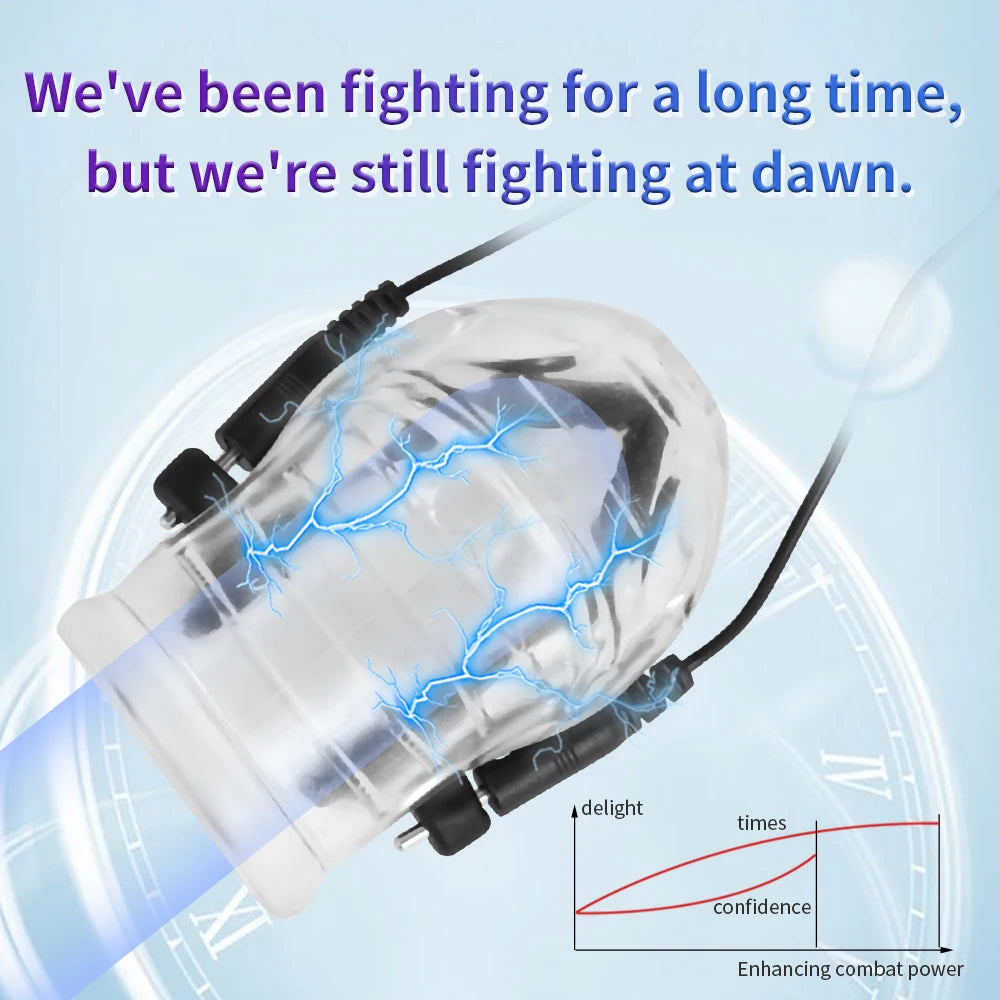 10-Speed Glans Vibrator – Penis Enlargement Trainer & Stimulator for Men