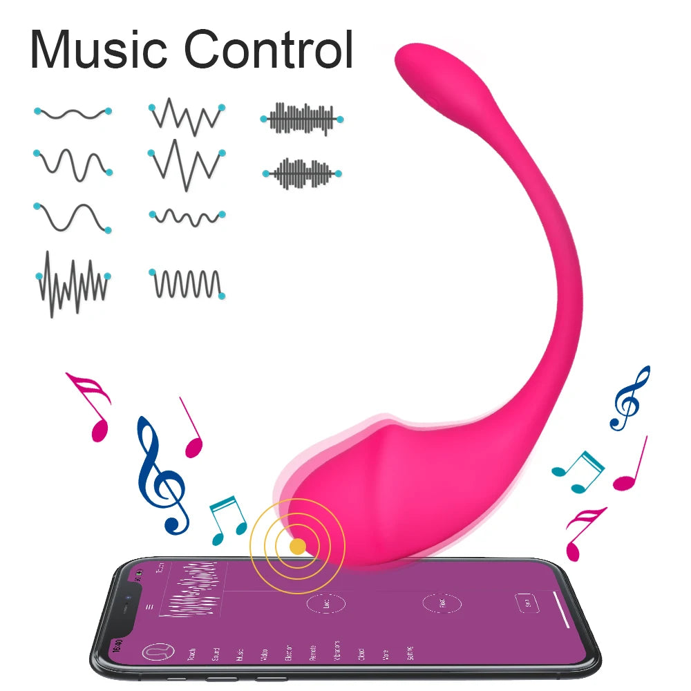 APP & Bluetooth Vibrating Egg – Wireless Remote G-Spot Massager for Women