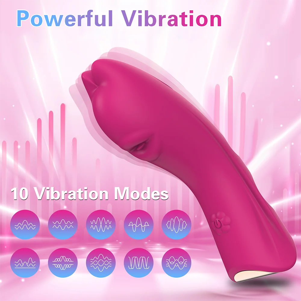 10-Speed G-Spot Finger Vibrator – Clit & Nipple Massager for Couples