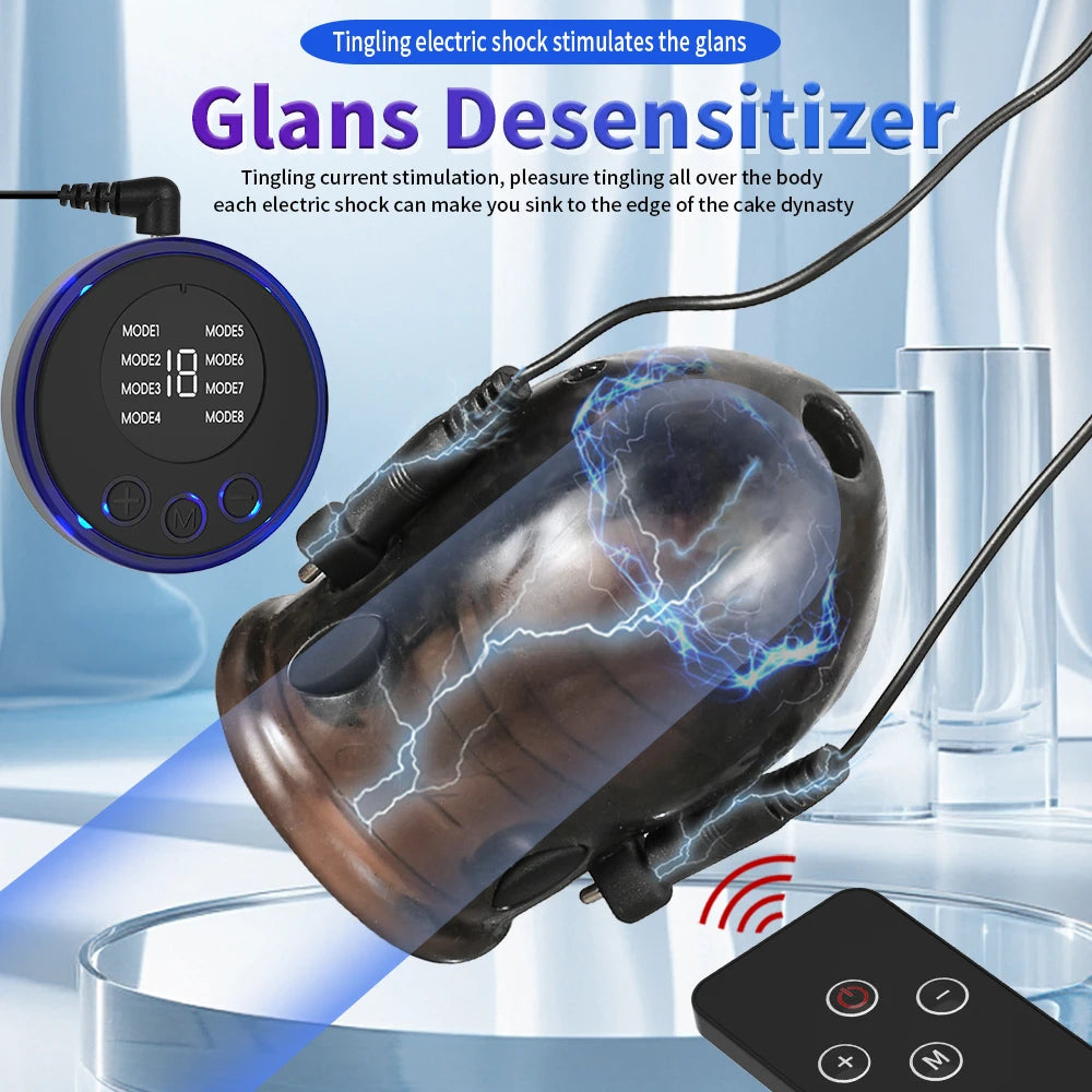 10-Speed Glans Vibrator – Penis Enlargement Trainer & Stimulator for Men