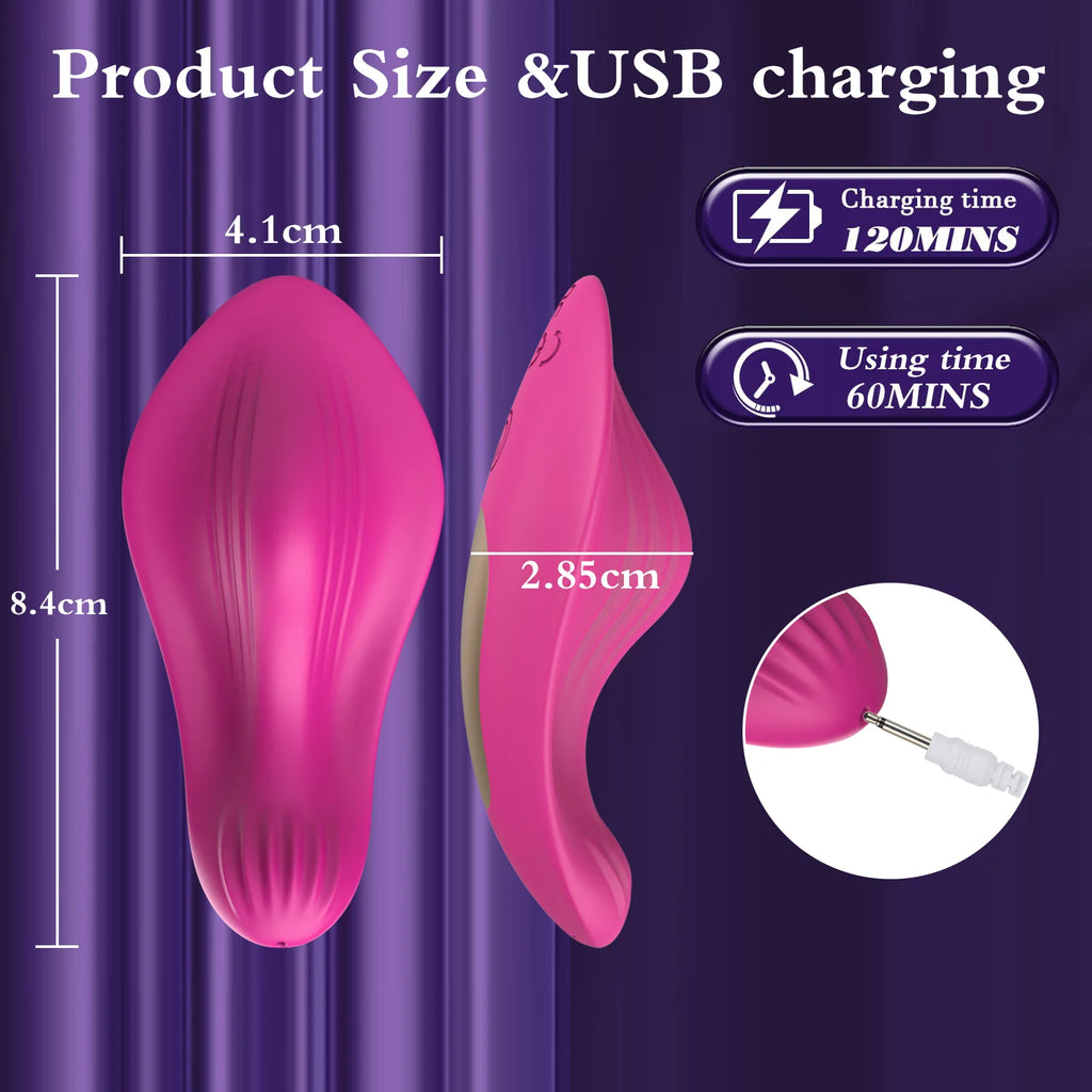 Wearable Bluetooth APP Vibrator – Wireless Remote Control Egg for Couples
