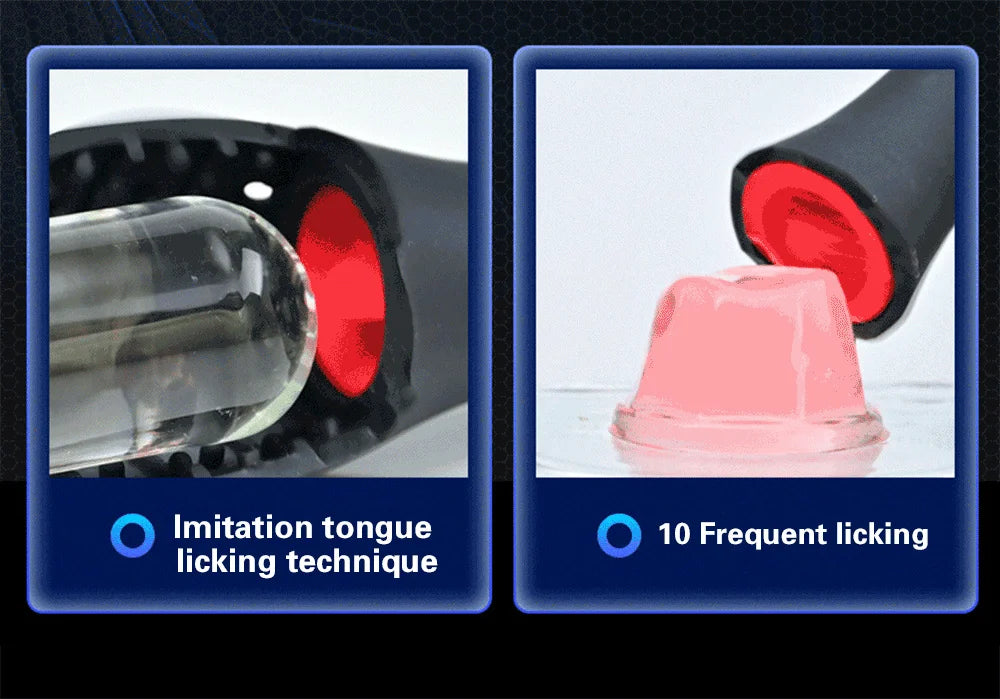 10-Mode Penis Delay Trainer – Oral Climax Glans Massager for Men