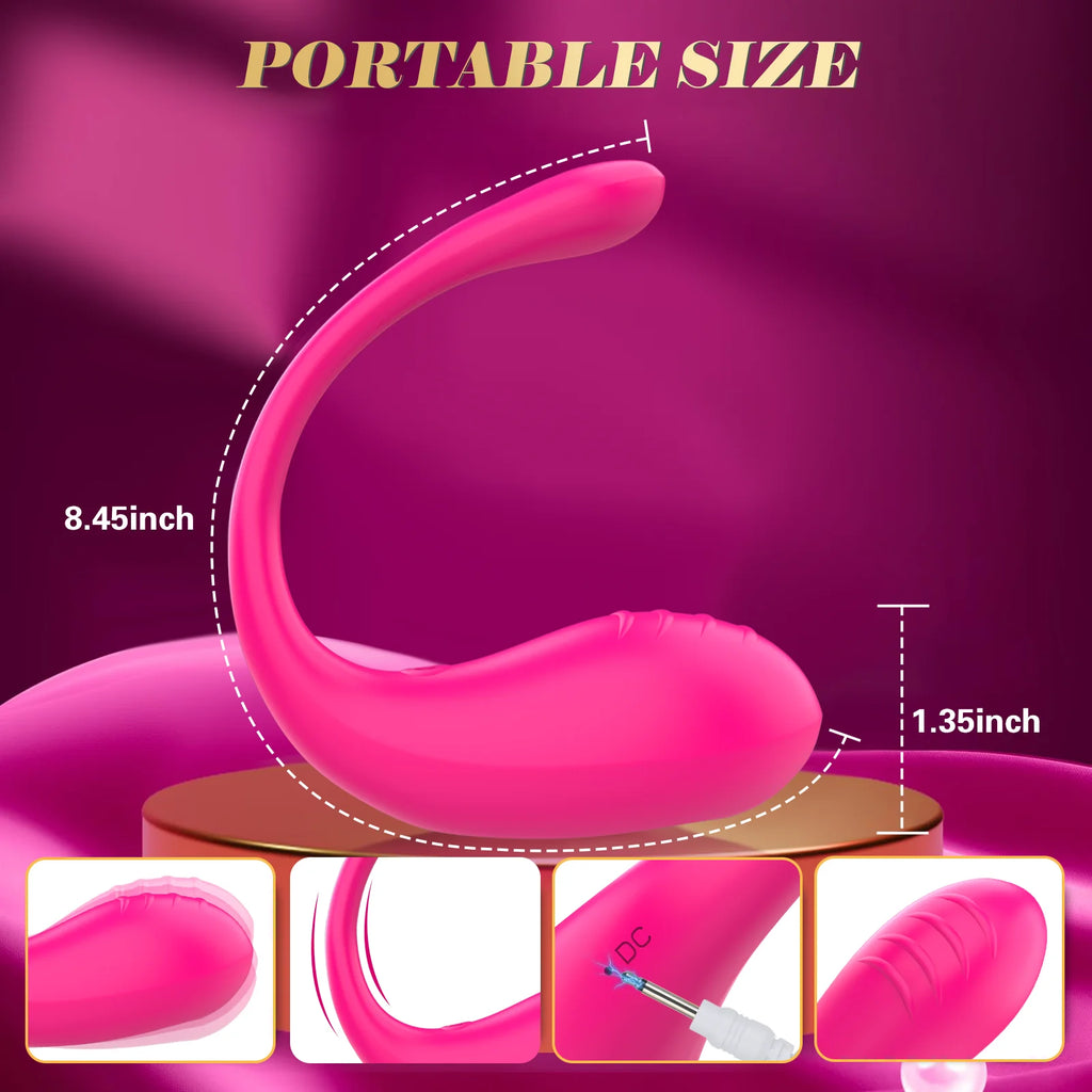 9-Speed APP Vibrating Egg – Wearable G-Spot & Anal Stimulator for Couples