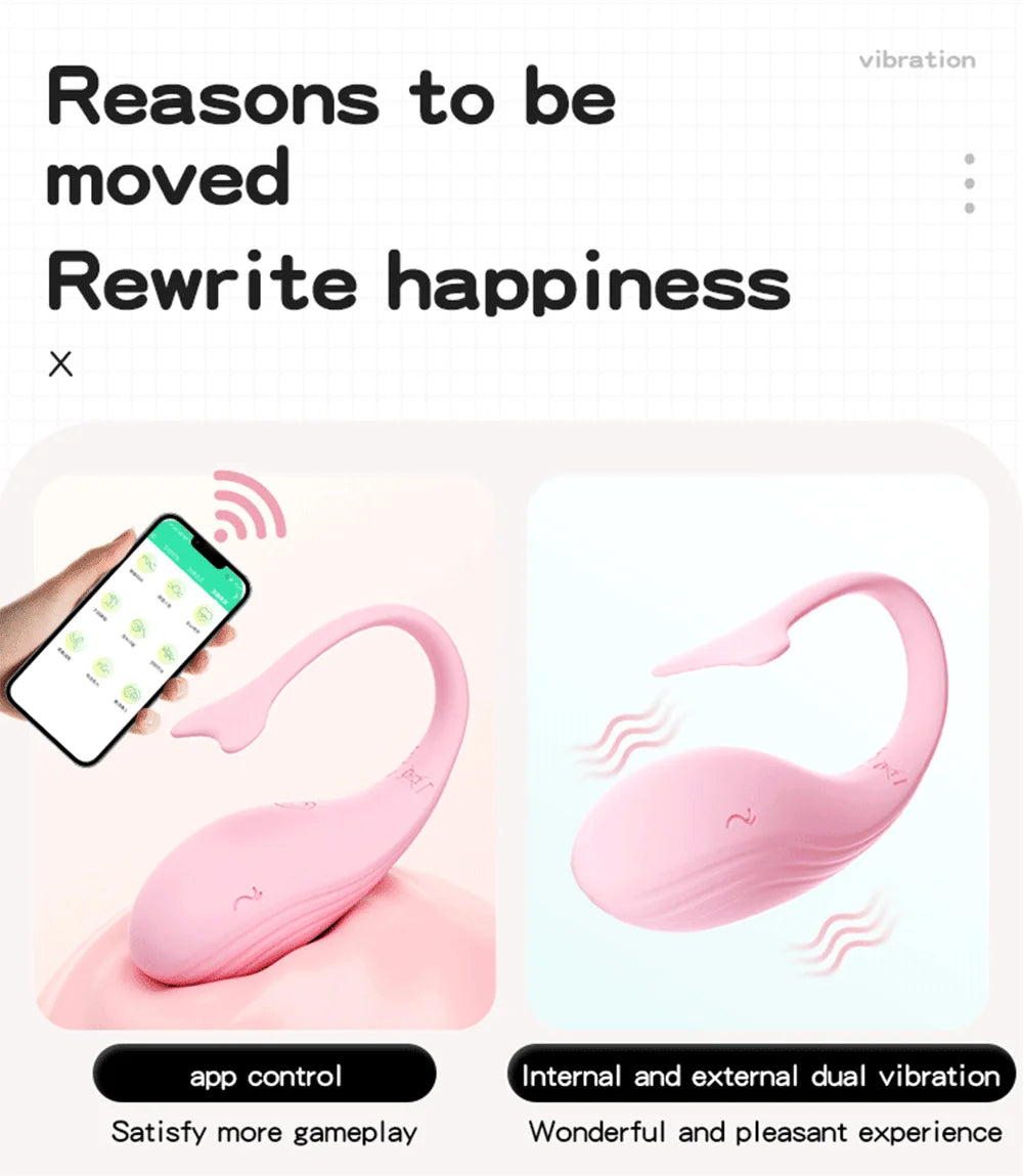 9-Speed APP Vibrating Egg – Wearable G-Spot & Anal Stimulator for Couples