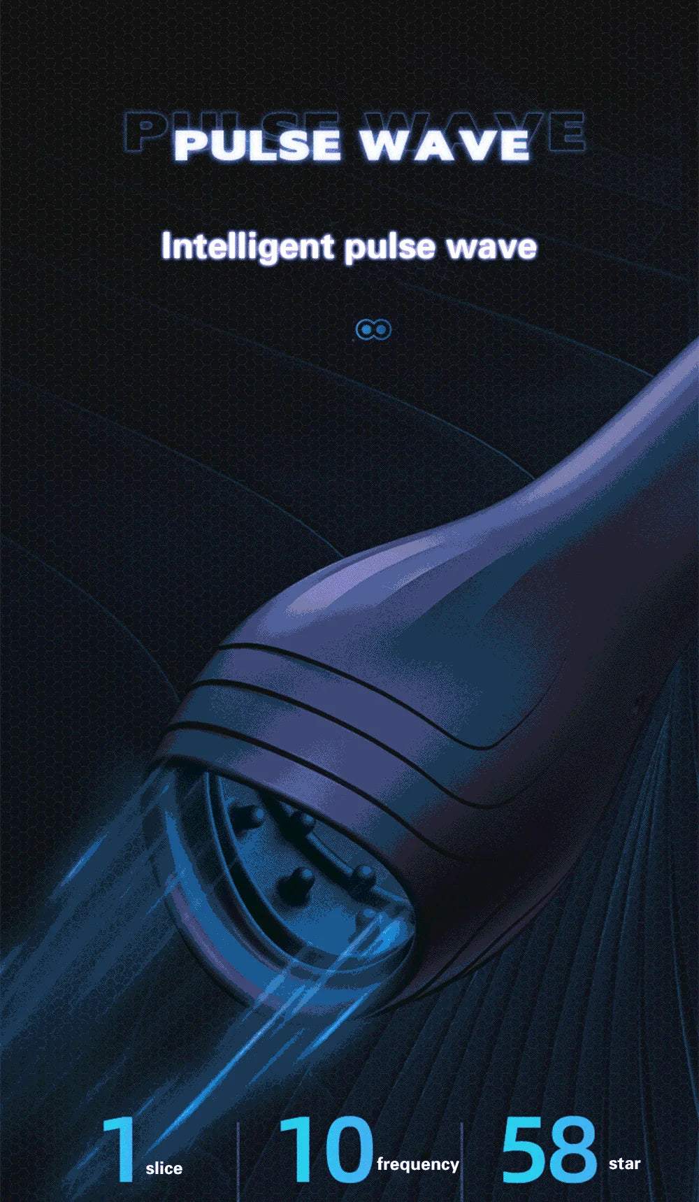 10-Mode Penis Delay Trainer – Oral Climax Glans Massager for Men