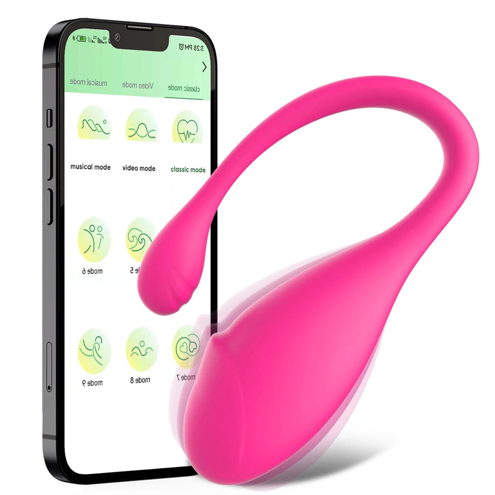 Bluetooth APP Vibrator – Remote Control Egg & G-Spot Massager for Women