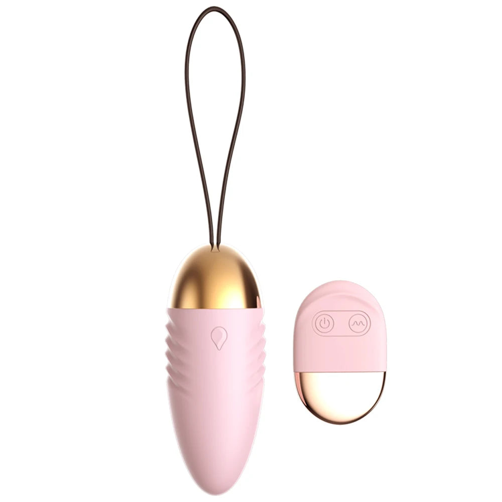 Wireless Remote Control Vibrator – 10-Speed Bullet Egg & Kegel Ball for Women