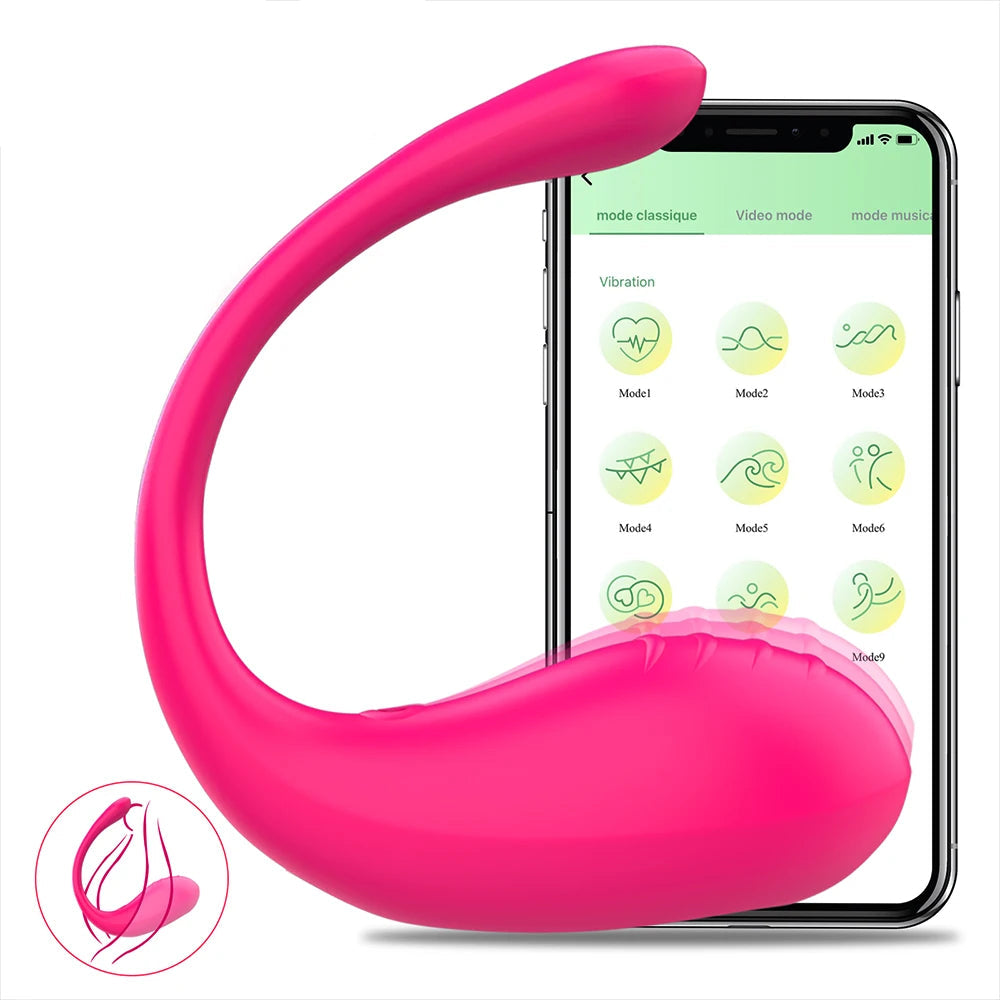 9-Speed APP Vibrating Egg – Wearable G-Spot & Anal Stimulator for Couples