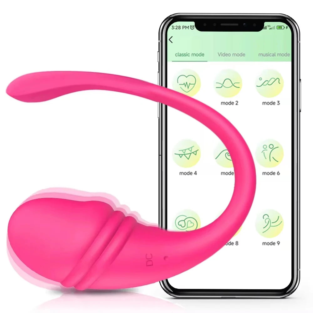 Bluetooth APP Vibrator – Remote Control Egg & G-Spot Massager for Women