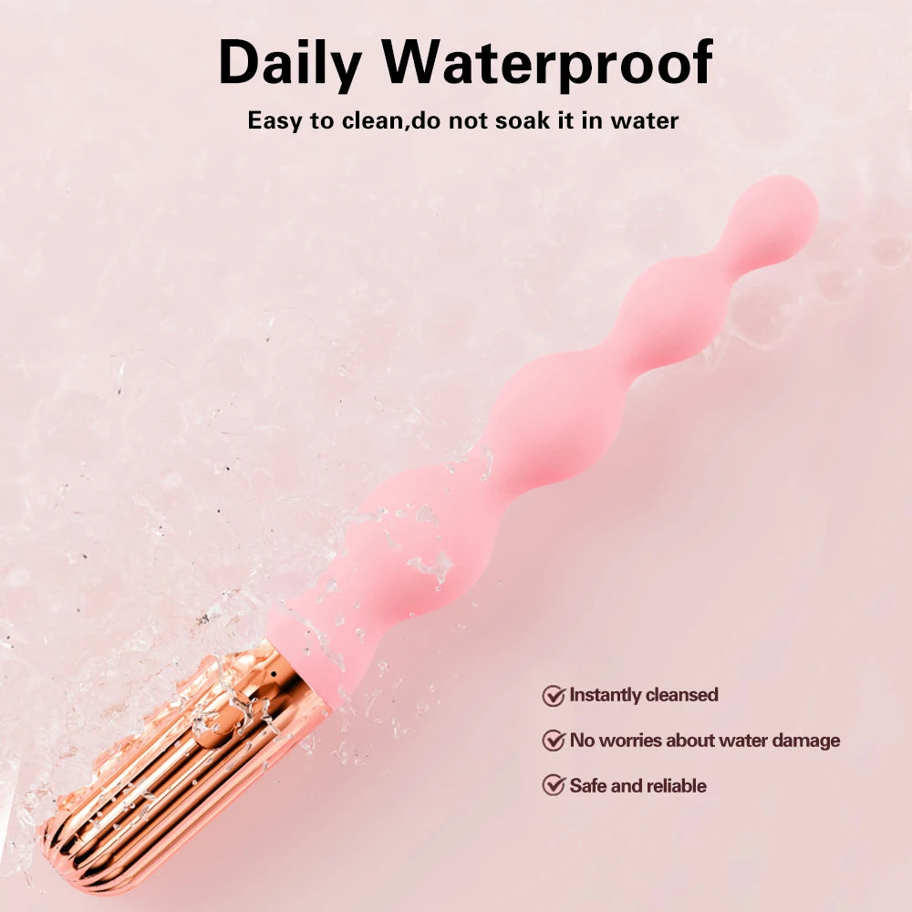 Anal Bead Vibrator – Vibrating Butt Plug & Prostate Massager for Couples