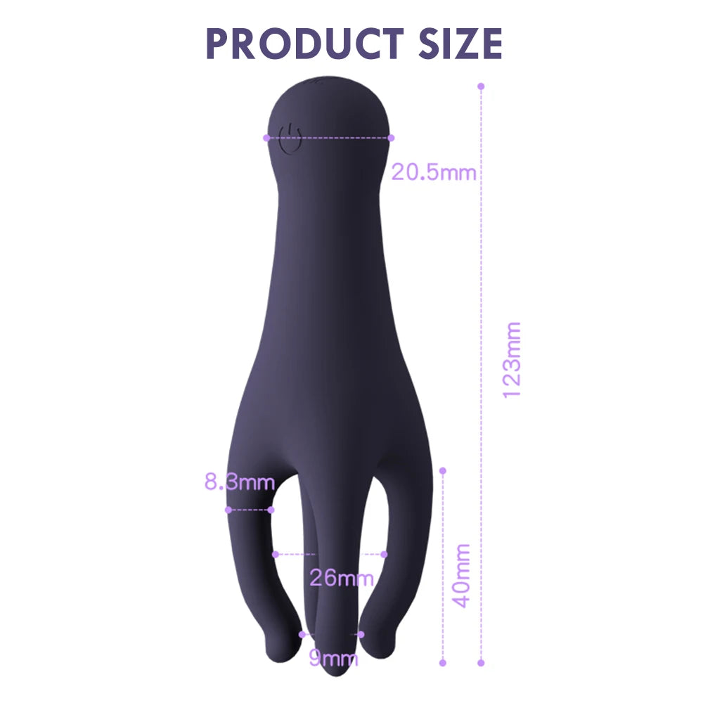 10-Speed Glans Trainer – Vibrating Penis Delay Masturbator for Men