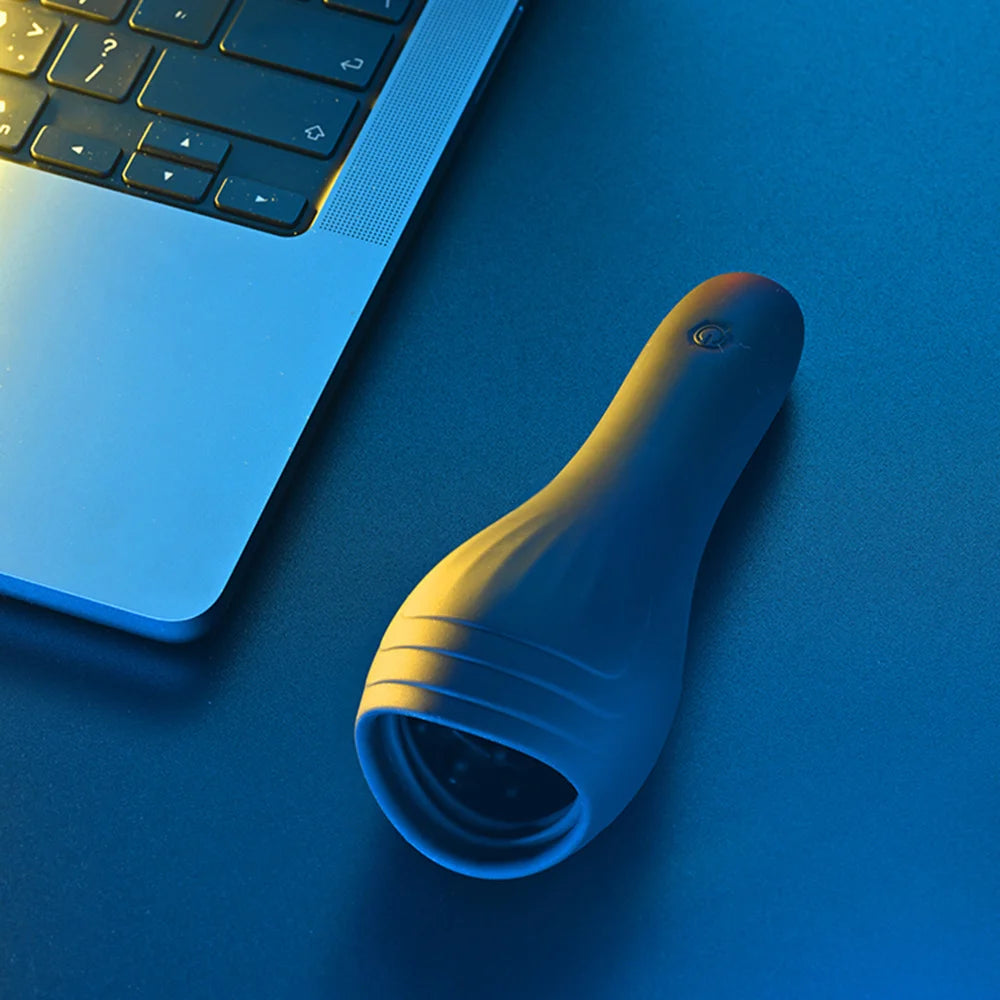 10-Mode Penis Delay Trainer – Oral Climax Glans Massager for Men