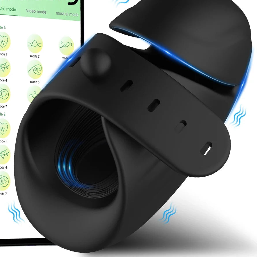 Bluetooth Penis Glans Vibrator – Delay Trainer & Massager for Men