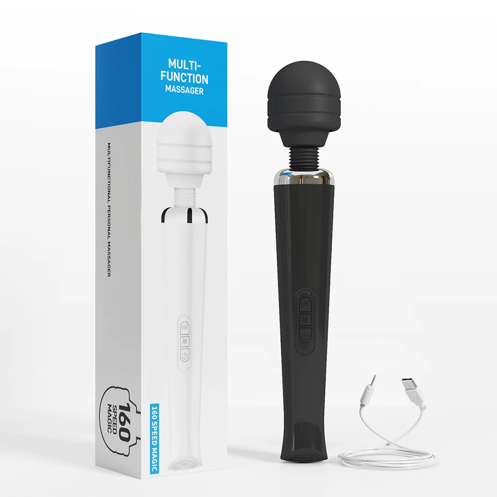 Big Magic Wand Vibrator – G-Spot Dildo & Clit Stimulator AV Toy for Women