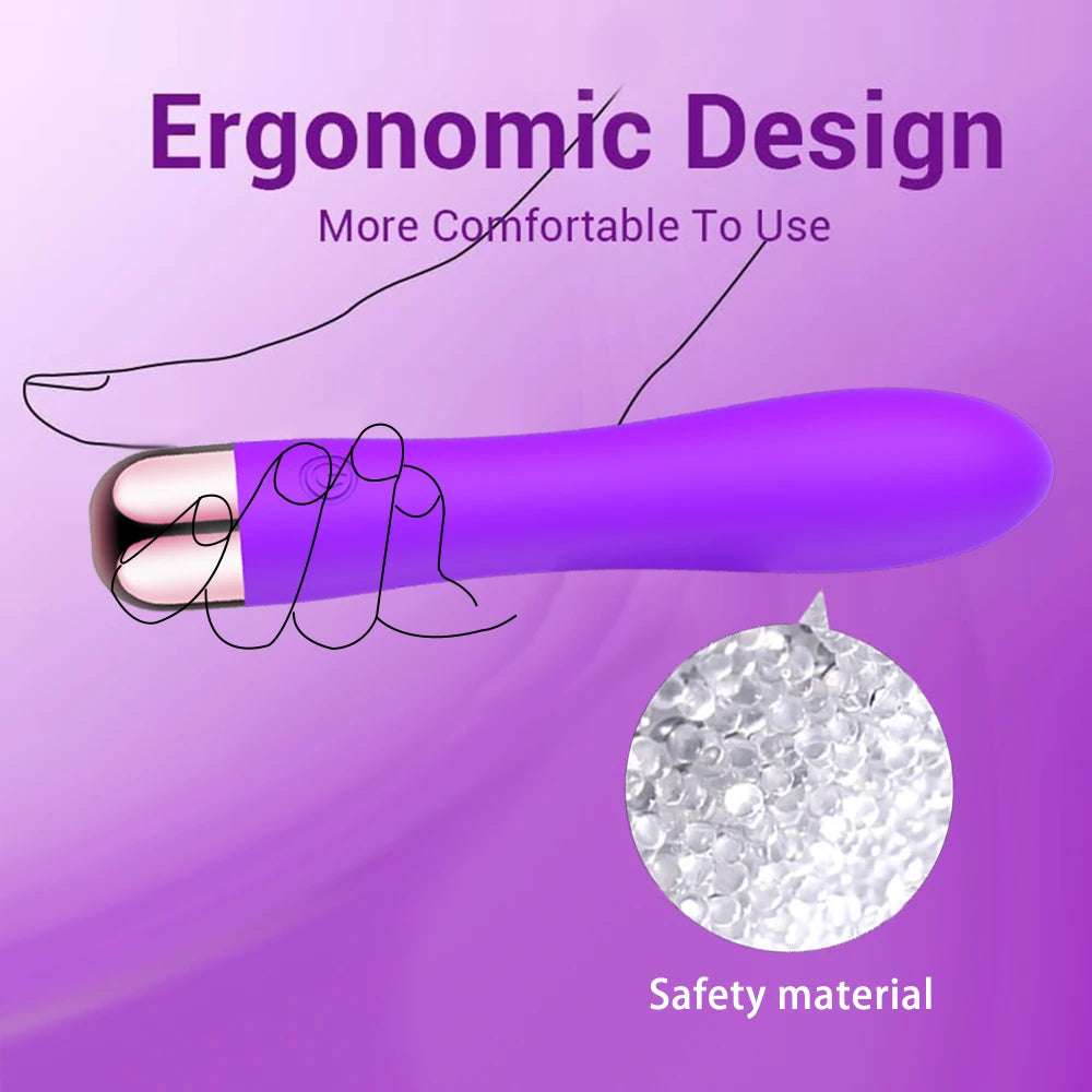 10-Mode Dildo Vibrator – G-Spot & Anal Clit Stimulator for Women (18+)