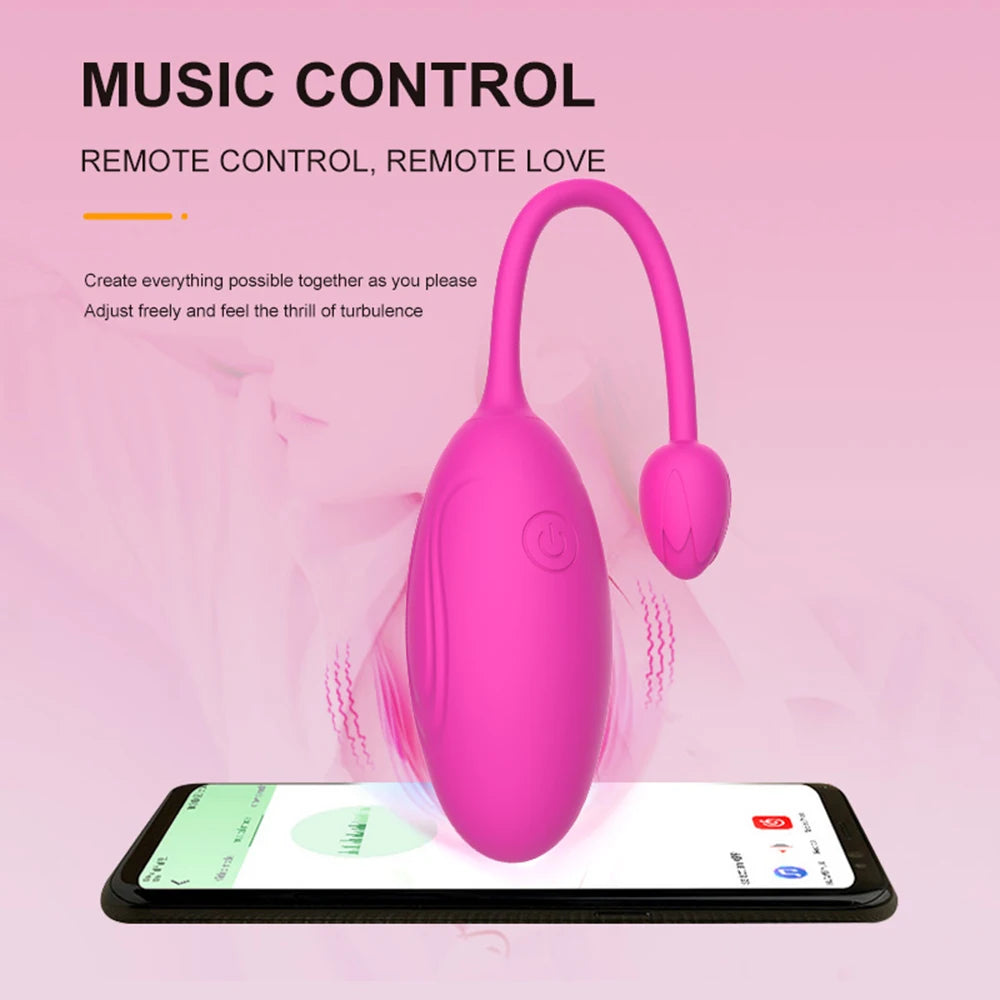 Bluetooth APP Wearable Vibrator – Rotating Kegel Egg & G-Spot Clit Stimulator