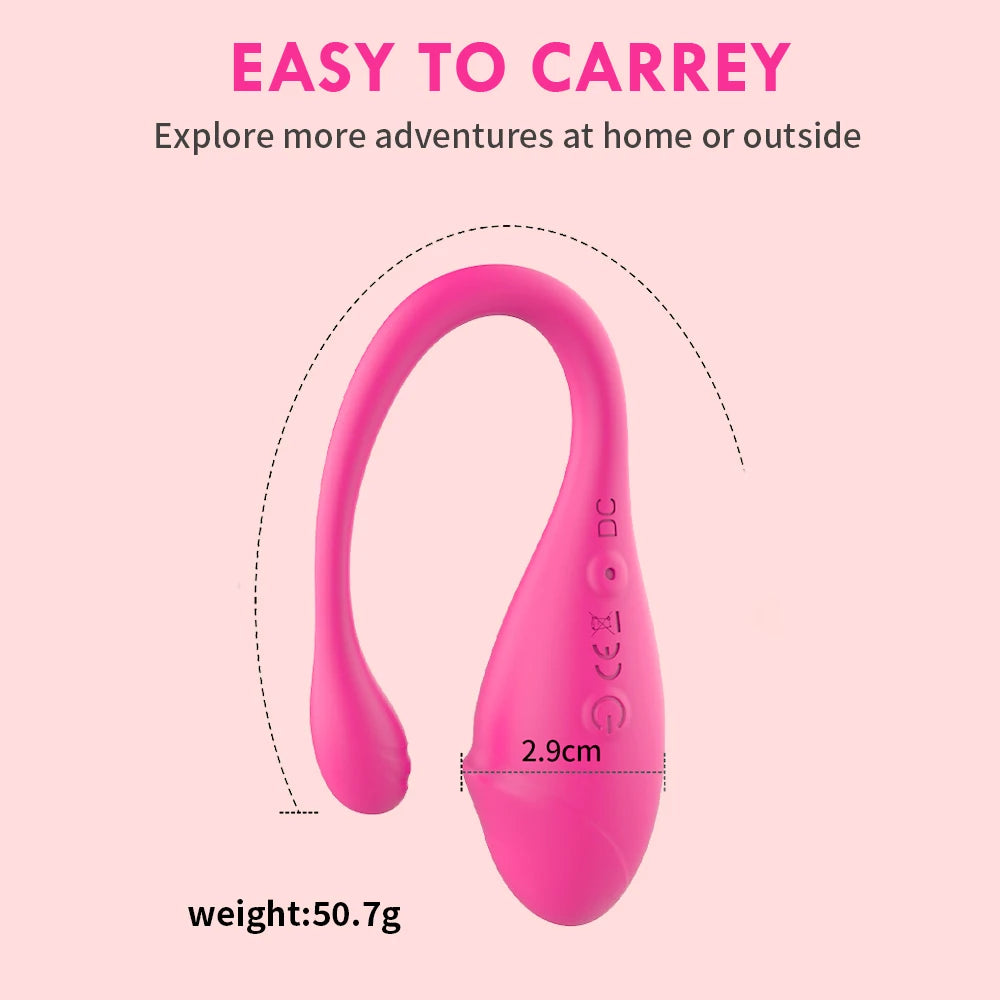 Bluetooth APP Vibrator – Remote Control Egg & G-Spot Massager for Women