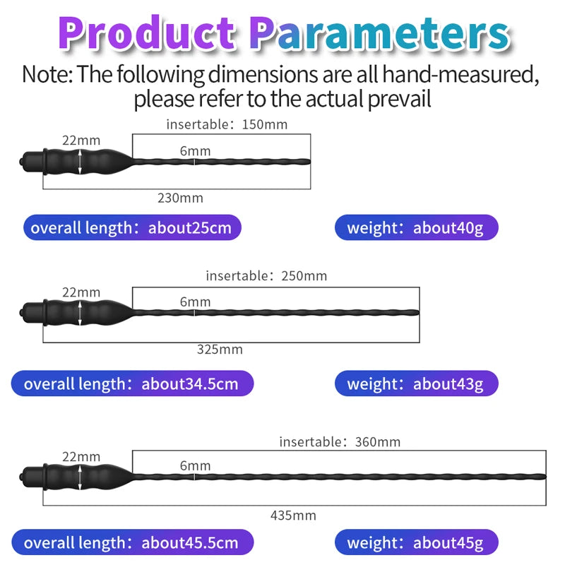 10-Frequency Urethral Vibrator – Penis Plug & Catheter Stimulator for Men