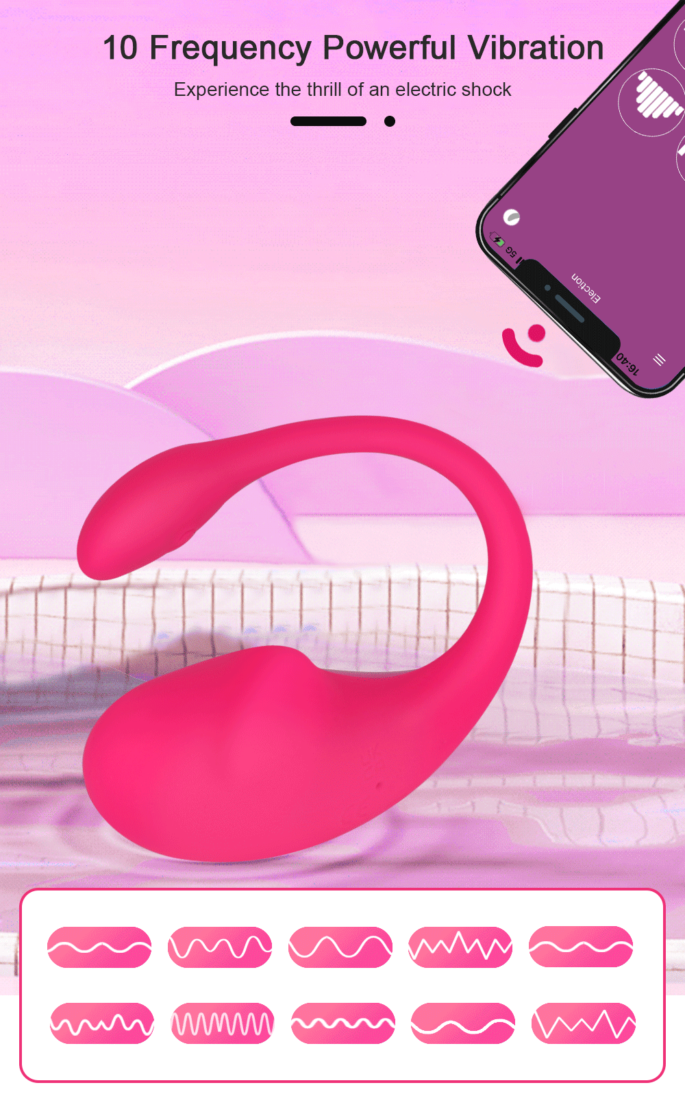 APP & Bluetooth Vibrating Egg – Wireless Remote G-Spot Massager for Women