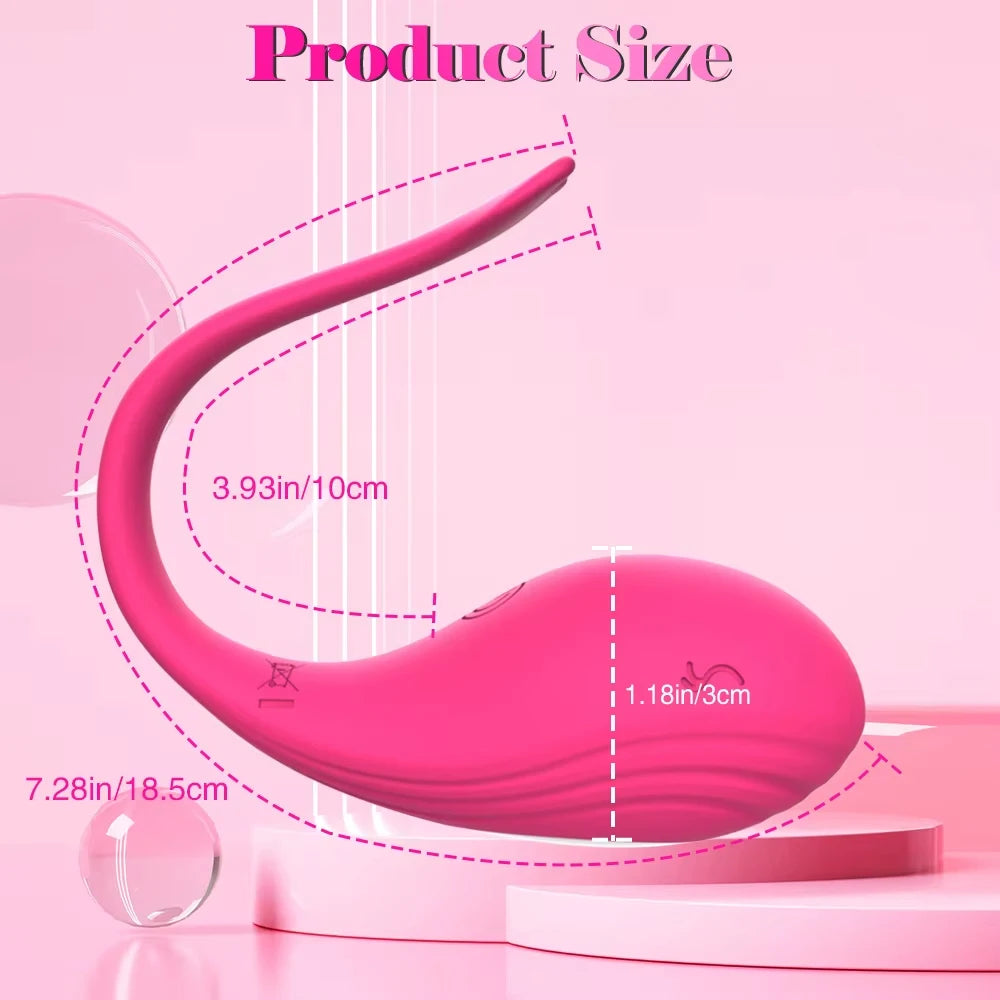 9-Speed APP Vibrating Dildo – Wearable G-Spot & Anal Egg for Couples