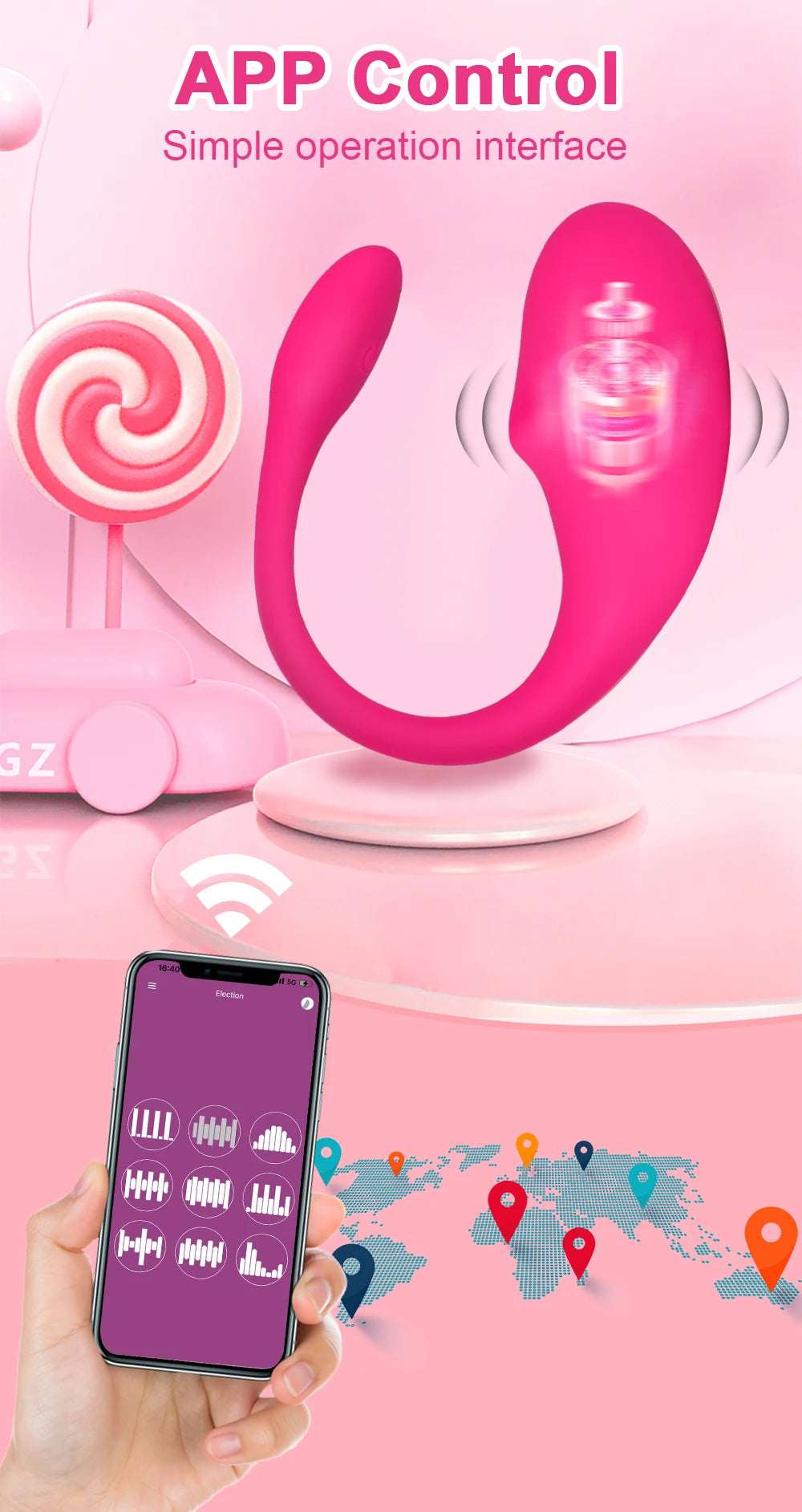 APP & Bluetooth Vibrating Egg – Wireless Remote G-Spot Massager for Women