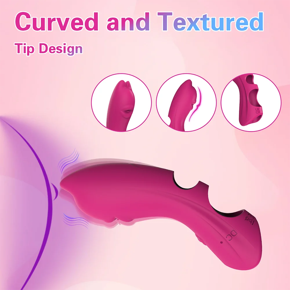 10-Speed G-Spot Finger Vibrator – Clit & Nipple Massager for Couples