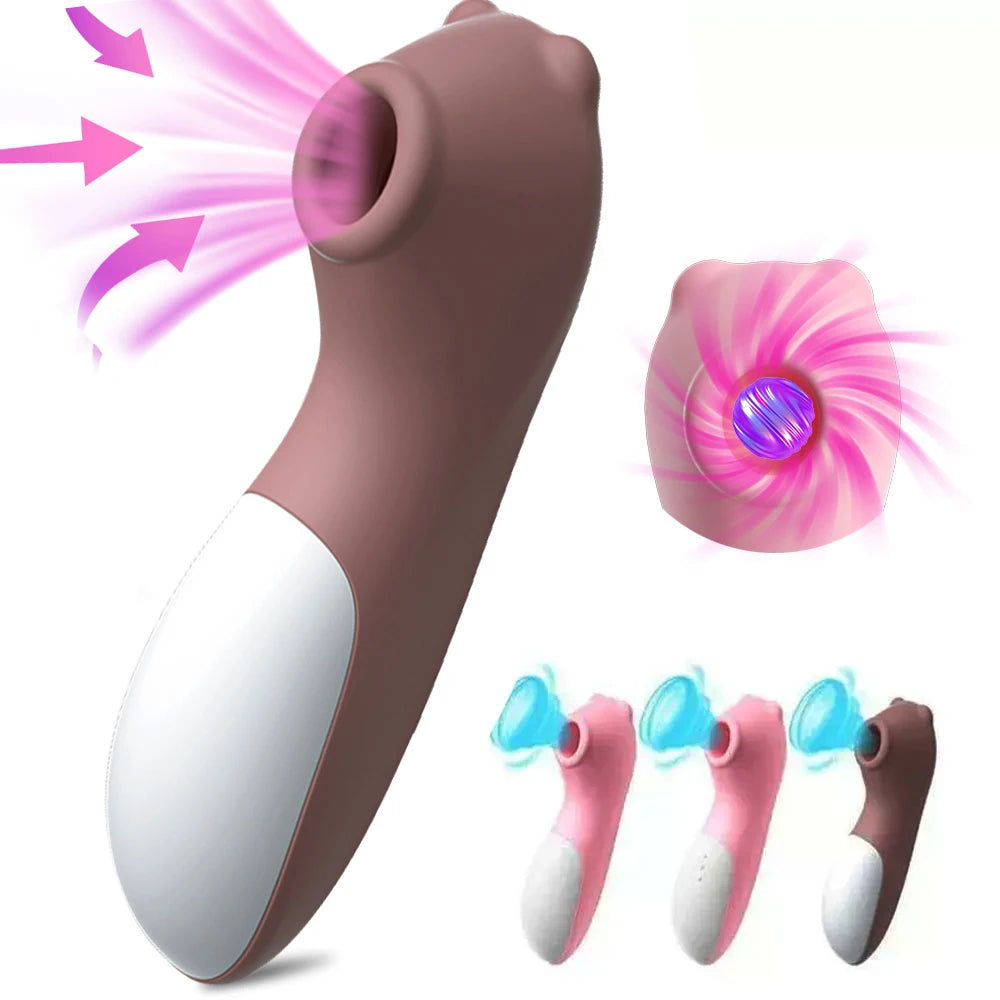 10-Speed Clit Sucking Vibrator – Oral Suction Nipple & Clitoris Stimulator
