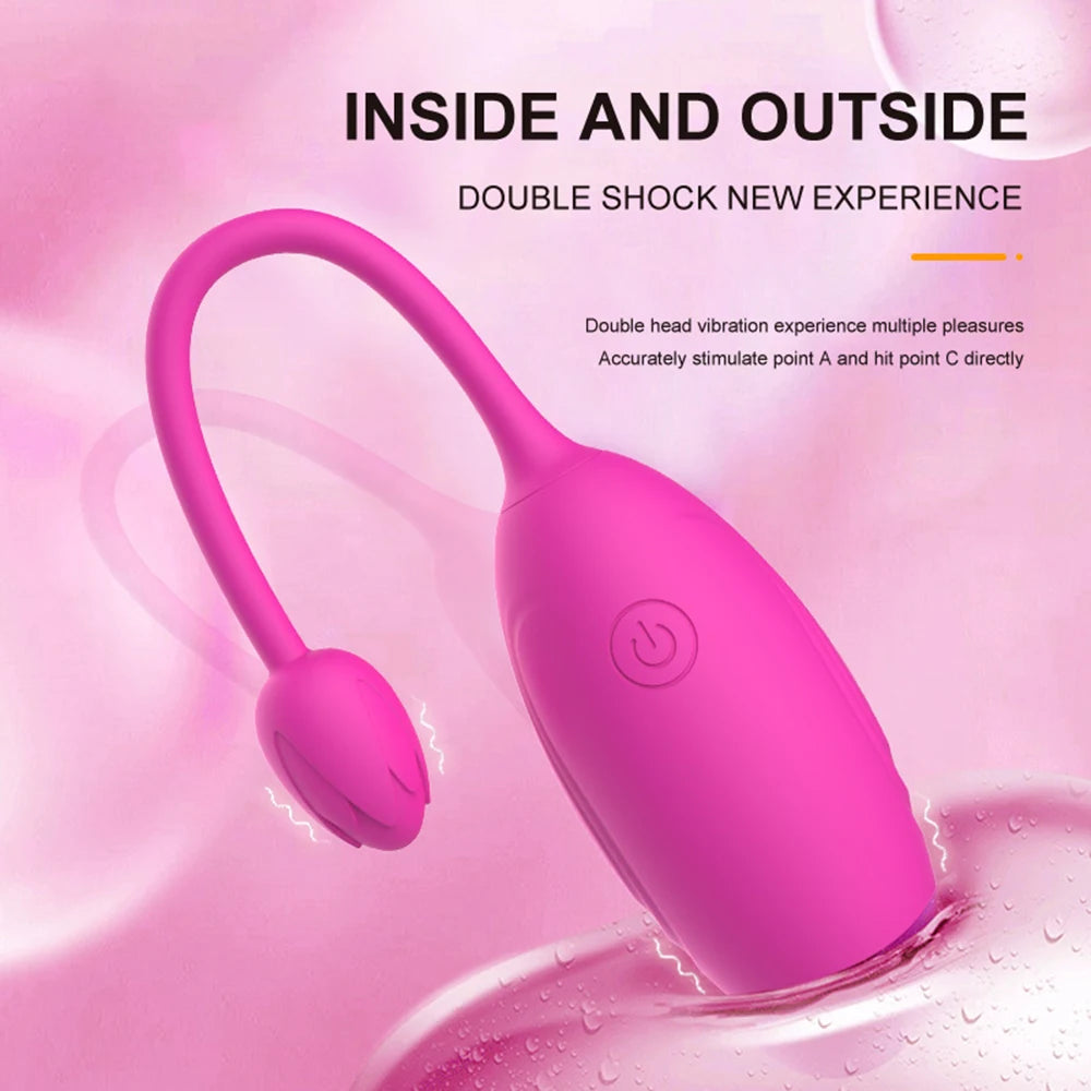 Bluetooth APP Wearable Vibrator – Rotating Kegel Egg & G-Spot Clit Stimulator