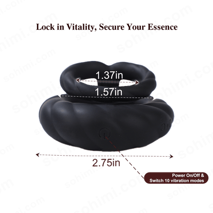 Double Penis Ring with 10 Modes