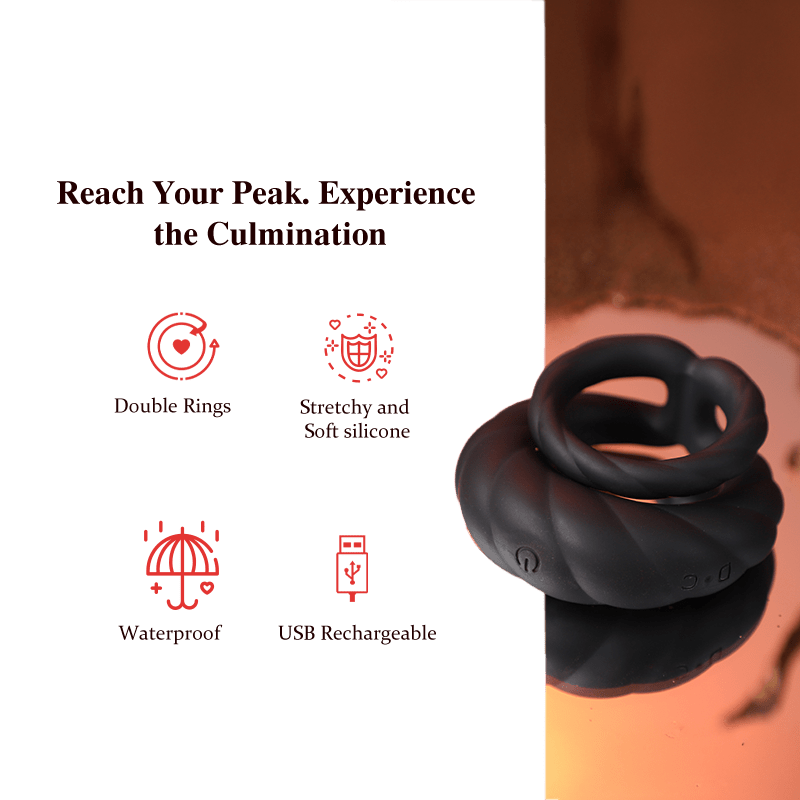 Double Penis Ring with 10 Modes