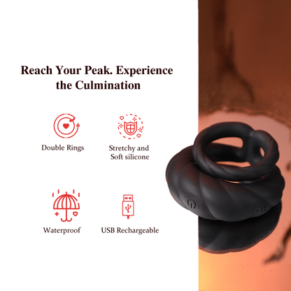 Double Penis Ring with 10 Modes