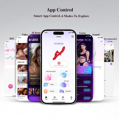 App-Controlled G-Spot & Clitoral Vibrator