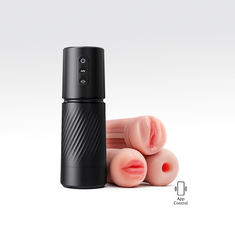 App-Controlled Male Masturbator with 3 Sleeves