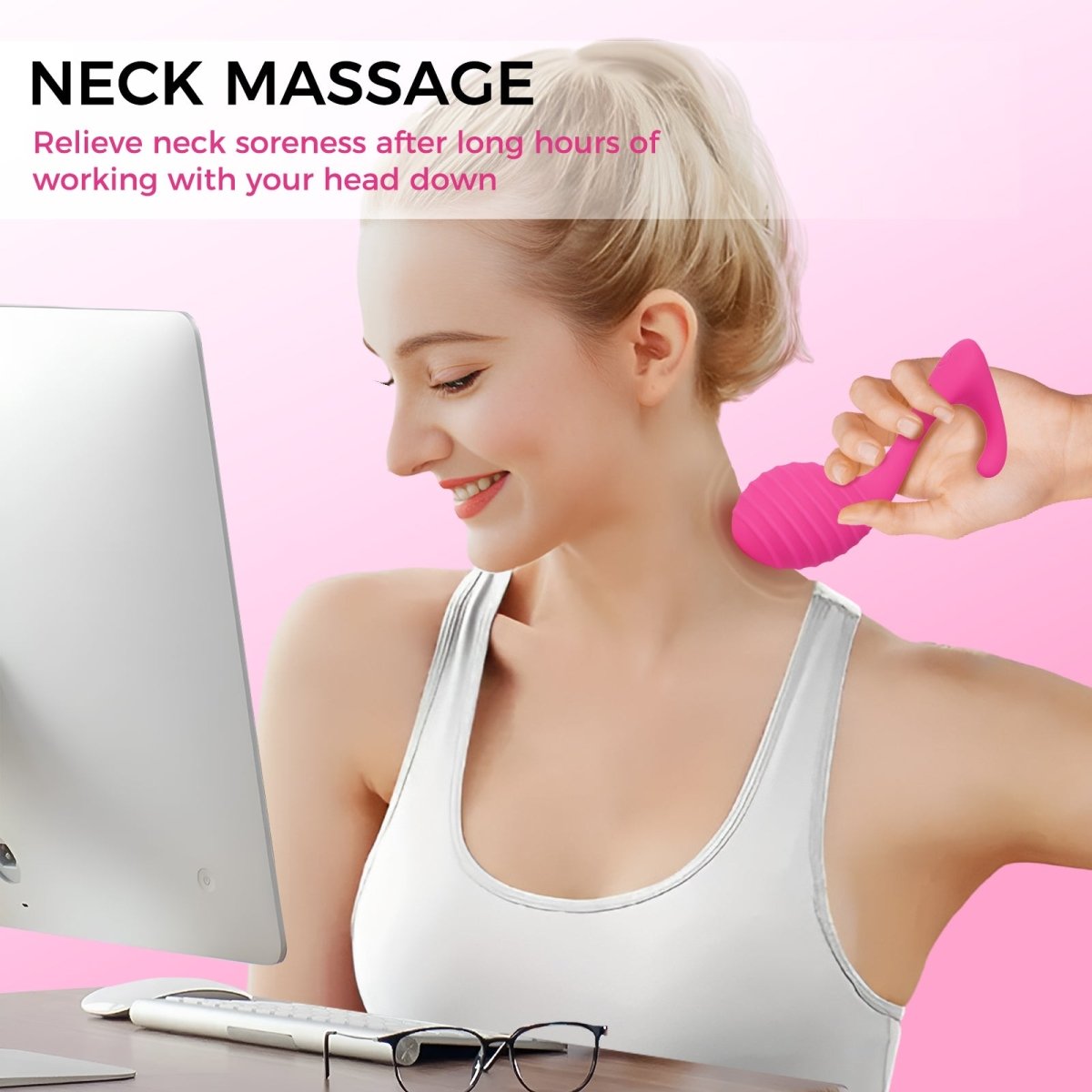 App Control Musical Note Vibrating Body Massager