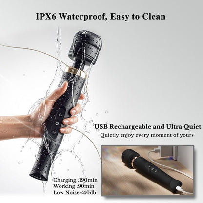 App-Controlled Cordless Wand Massager