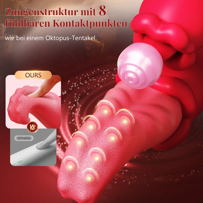 App-Controlled G-Spot and Clitoral Tongue-Style Vibrator