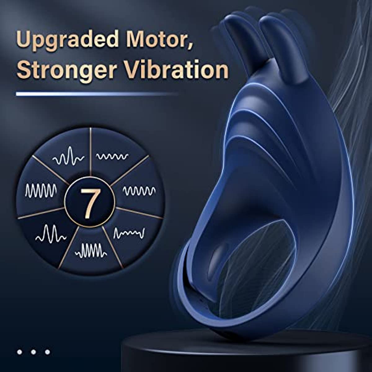 Adjustable Vibrating Cock Ring