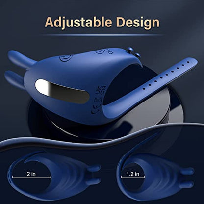 Adjustable Vibrating Cock Ring