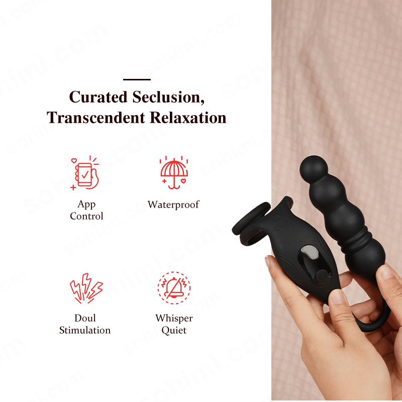 App-Controlled Thrusting Anal Plug
