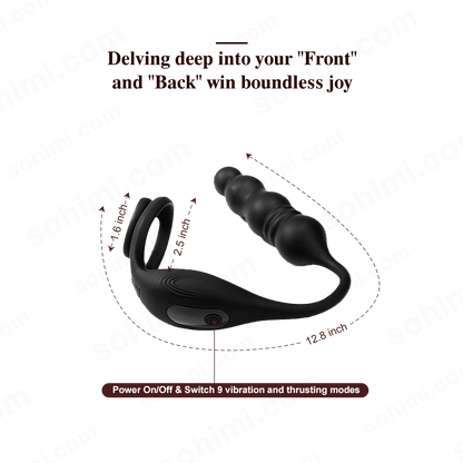 App-Controlled Thrusting Anal Plug