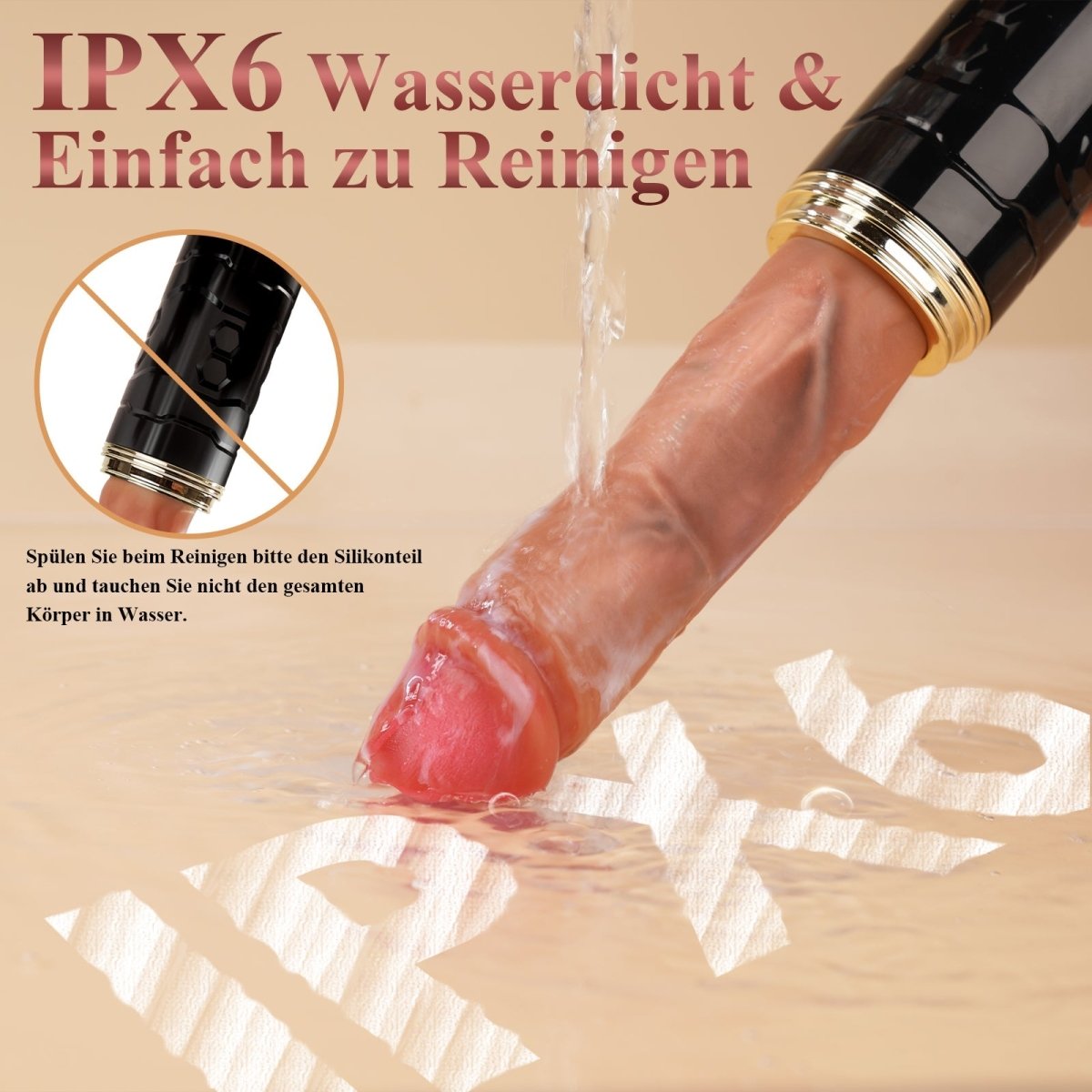 ASPRO App-Controlled Realistic Thrusting Dildo with Suction Cup