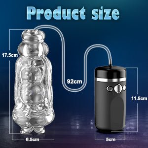 Auto Waterproof Suction and Vibration Male Masturbator